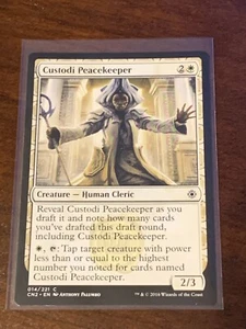 Magic the Gathering Conspiracy Take The Crown Custodi Peacekeeper - Picture 1 of 2