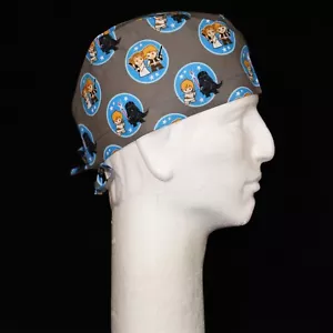 Star Wars Kawaii Characters All Over Theme Scrub Hat - Picture 1 of 1