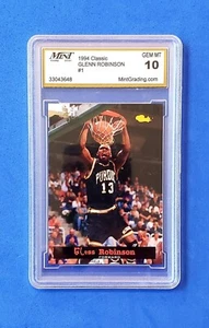 1994 Classic Glenn Robinson Rookie Card Purdue Mintgrading 10 GEM-MT - Picture 1 of 2