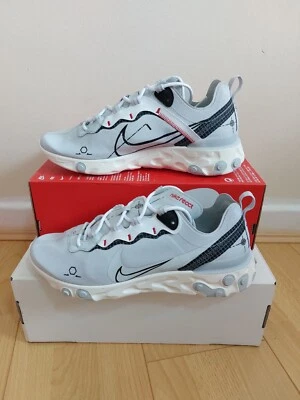 New Nike React Element 55 Men's Grey Colour UK SIZE 10 EU 45 - Image 1 of 4
