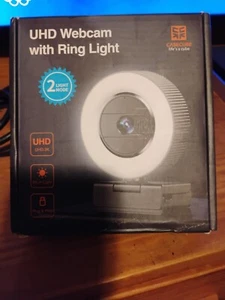 CASECUBE FHD 1080P Webcam Microphone Ring Light Meeting Webcam Zoom Skype Mount - Bild 1 von 3