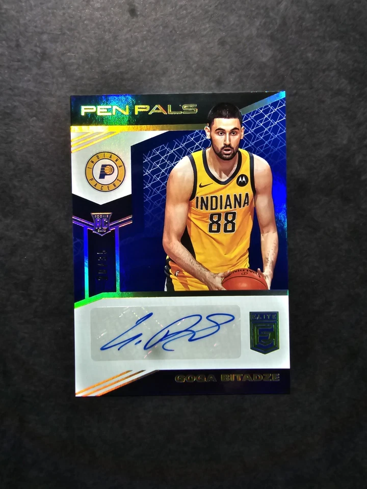 2019-20 Donruss Elite Goga Bitadze 🔥 SSP Pen Pals Autograph Rookie #'d 20/35!  - Image 1 of 4