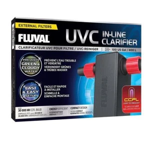 Fluval Filter UVC In-Line Clarifier UV Steriliser Remove Algae Clear Water - Picture 1 of 4