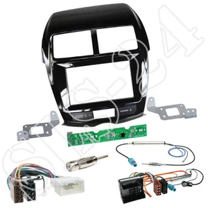 Citroen C4 Aircross (B) ab 04/2012 Doppel-DIN Radio Blende ISO Adapter Einbauset - Picture 1 of 1