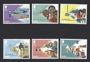 JERSEY 2017 LIONS INTERNATIONAL SET OF 6 UNMOUNTED MINT, MNH - Picture 1 of 1