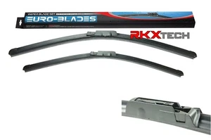 Juego de escobillas limpiaparabrisas delanteras EURO-BLADES para Audi R8 Coupé Gen 1 2008-2015 - Imagen 1 de 4