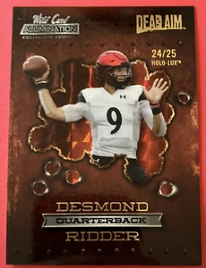 Desmond Ridder S/N RC Wild Card ANDA-8 Red Holo Lux/25 He’s Looking For A Home - Imagen 1 de 2