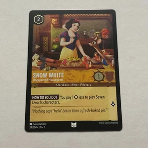 Snow White 24/204 Disney Lorcana Rise of the Floodborn Uncommon Cold Foil Card - Picture 1 of 2