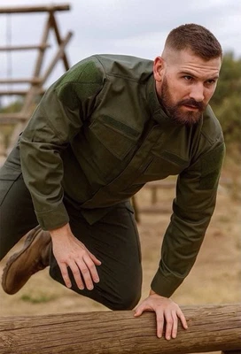 Vertx Pro Recon Garrison Full Zip Olive Drab Jacket Shirt Large Tactical Ripstop - Image 1 of 4