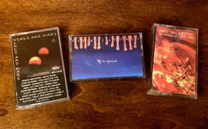 Paul McCartney Wings-Venus And Mars-Off the Ground-Flowers In The Dirt Cassettes - Picture 1 of 17