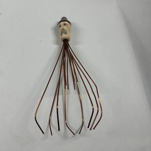 Head Wizard Novedad Masajeador de Cuero Cabelludo Rascador Cielos Terapia Cobre De Colección  - Imagen 1 de 8