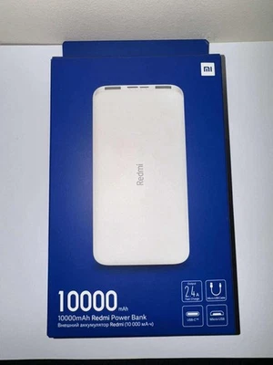Банк питания Xiaomi Redmi 10000 мАч (белый) - Изображение 1 из 2