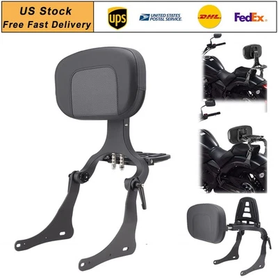 Driver Passenger Multi-Purpose Backrest For Kawasaki Vulcan S 650 2017-2024 2025 Foto 1 de 4