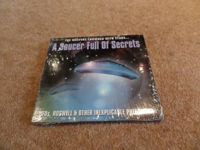 CD ALBUM NEW & SEALED A SAUCER FULL OF SECRETS UFO'S ROSWELL & OTHER PHENOMENA - Image 1 of 2