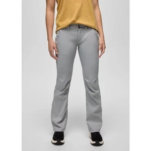 Pantalón Prana Halle Para Mujer 4 Regular Esterlina Ajuste Estándar Corte Bota Tiro Bajo - Imagen 1 de 14