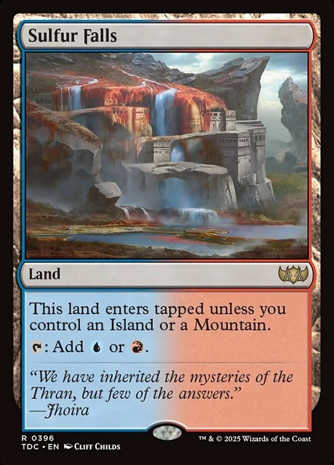 x1 Sulfur Falls R MTG Commander: Tarkir: Dragonstorm M/NM, English - Image 1 of 1
