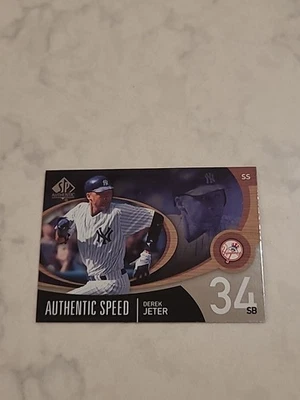 2007 SP Authentic- Derek Jeter Authentic Speed #AS-18 YANKEES - Image 1 of 2