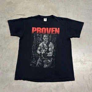 Vintage 90s Y2K Predator Movie Arnold Schwarzenegger T-Shirt Rare - Bild 1 von 8