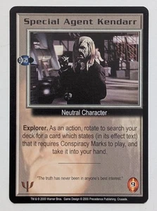 Babylon 5 CCG Crusade ULTRA RARE R1 Card Special Agent Kendarr NM - Picture 1 of 1