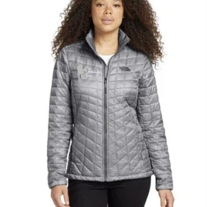 The North Face Puffer Jacket donna XS Thermoball isolato grigio argento Gorpcore - Foto 1 di 10