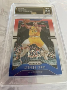 Stephen Curry Warriors 2019 Prizm rojo blanco azul Prizm # 98 grado 8,5 L@@@K - Imagen 1 de 2