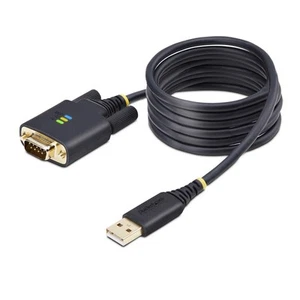 StarTech.com 6.6ft/2m USB to Null Modem Serial Adapter Cable, COM Retention, FTD - Picture 1 of 9