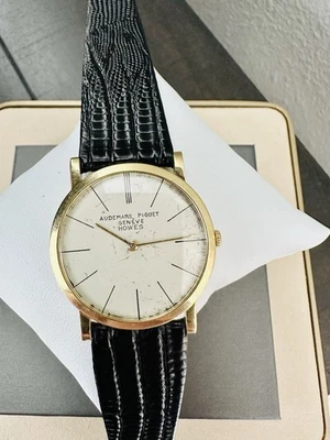 Reloj ultrafino vintage para hombre Audemars Piguet oro 18k ~Cal 2003 cuerda manual Foto 1 de 4