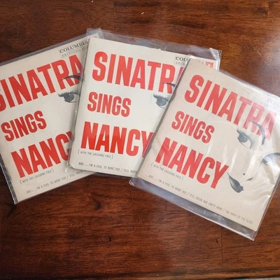  EP...45rpm record (3 COPIES)   FRNK SINATRA   "Sinatra Sings Nancy"  RARE Promo - Image 1 of 3