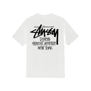 Stussy Stock DSM New York T-Shirt White - Picture 1 of 2