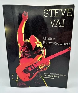 Steve Vai Guitar Extravaganza: Authentic Guitar Tab 1989 Alfred Music Rock - Picture 1 of 3