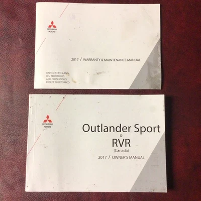 2017 MITSUBISHI OUTLANDER SPORT MANUAL DO PROPRIETÁRIO E GUIA DE MANUTENÇÃO TODOS OS MODELOS - Imagem 1 de 3