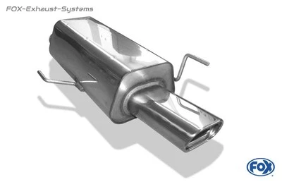 Escape Deportivo Audi 80 B4 Limusina/Avant 2.0-2.8L 135x80Mm Plano Ovalado - Imagen 1 de 4