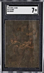 1992 Impel Marvel X-Men Series I Holograms #XH-5 X-Men Strike Force Blue NM SGC7 - Picture 1 of 12