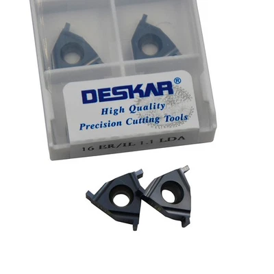 1pack DESKAR 16ER 1.1 LDA Carbide Inserts Threading Insert - Image 1 of 4