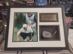 Club de golf firmado por David Duval hierro en caja de sombra con certificado de autenticidad PGA Golf 8x10 16x20 NF - Imagen 1 de 6