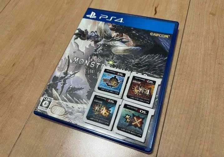 Monster Hunter Ps4 Version 4 3Ds Cards - Image 1 of 1