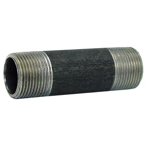 BECK 330056805 Black Pipe Nipple,Threaded,4x12 In 12U017 - Picture 1 of 1