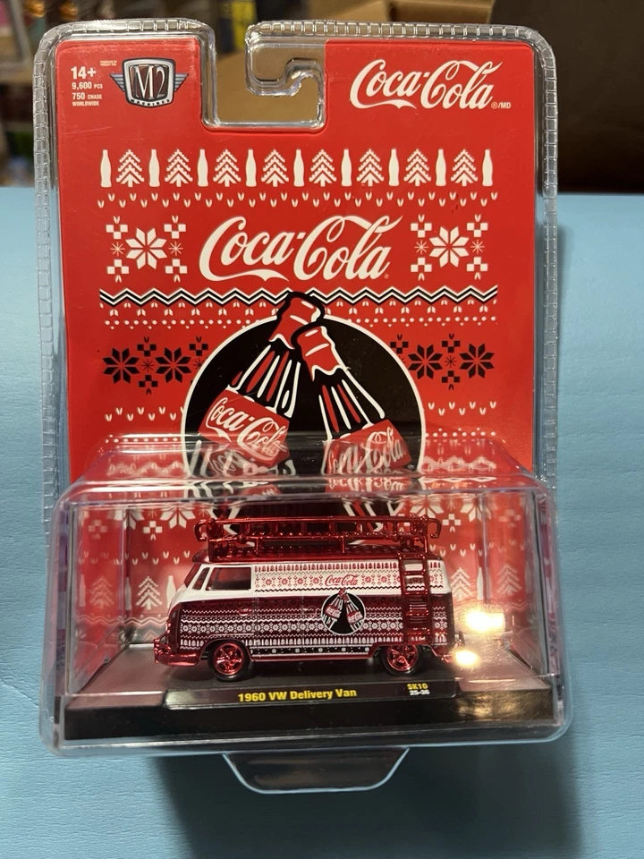 M2 Machines 2025 Christmas CHASE 1960 VW Delivery Van Coca-Cola - Image 1 of 1