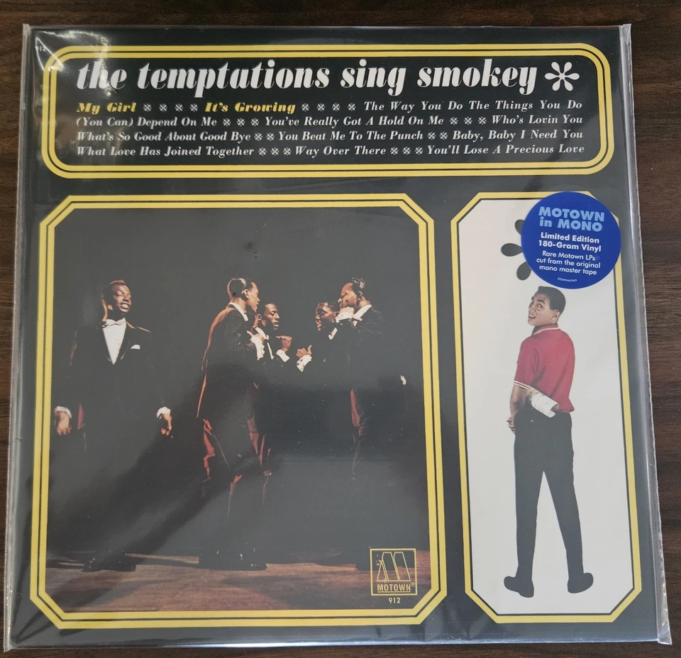 THE TEMPTATIONS SING SMOKEY vinyl  Mono Reissue - NEW SEALED! Motown 180 GRAM  - Image 1 of 1