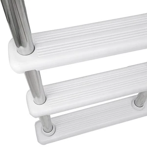 XtremepowerUS Stainless Steel Swimming Pool Ladder 5-Step for In-Ground Pools - Picture 1 of 11