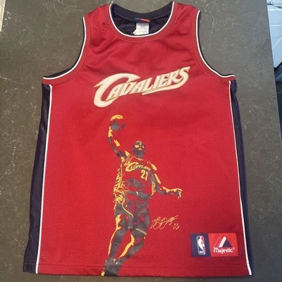 Lebron James Cleveland Cavaliers Majestic Boys Youth Jersey - Image 1 of 4