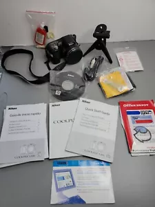 Nikon COOLPIX L100 10,0MP Digitalkamera OVP Papierkram Handbuch CD FUNKTIONIERT - Bild 1 von 9