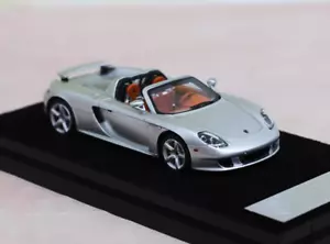 CR YY 1:64 Argento Carrera GT Cabrio Racing Sport Modello Auto Resina Diecast - Foto 1 di 4