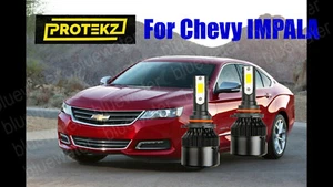 LED IMPALA 2014-2016 Headlight Kit 9012 HIR2 6000K White CREE Bulbs Hi/Low Beam - Foto 1 di 10