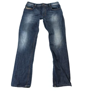Diesel Zathan Jeans Herren 32 30 * Bootcut Regular Dark Wash Blau Whisker 0074W - Bild 1 von 12