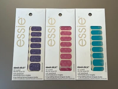 Tiras de uñas/apliques de uñas Essie elegantes - elección de diseño - ¡UV curado de larga duración! Foto 1 de 4
