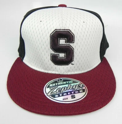 STANFORD CARDINAL NCAA 3-TONE STRETCH FLEX-FIT CAP HAT Z-FIT SIZE: S NWT! ZEPHYR - Image 1 of 4