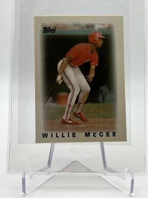 Tarjeta de béisbol 1986 Topps Mini Willie McGee #63 como nueva envío gratuito Foto 1 de 3