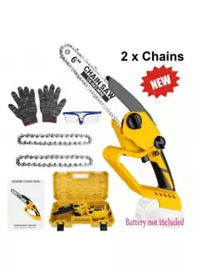 6" Cordless Mini Chainsaw for Dewalt 20V MAX Battery (Tool Only) - Picture 1 of 11
