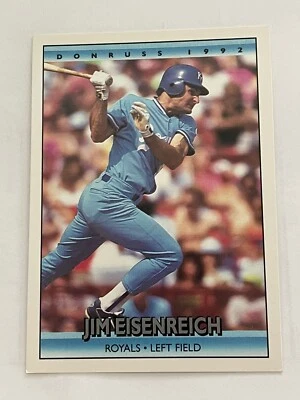 1992 Donruss - Jim Eisenreich - Kansas City Royals Card #297 - Image 1 of 2